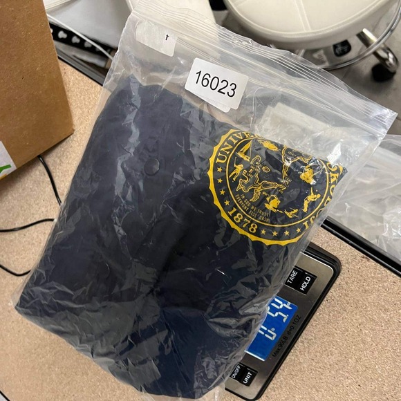 Vintage Okoboji Windbreaker Jacket Men Small Blue Collegiate Pacific Snap S - Picture 8 of 8